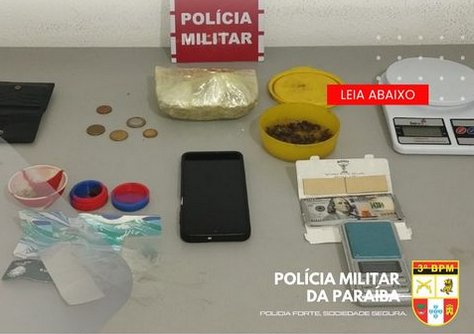 Apreensão de drogas durante barreira policial em Café do Vento