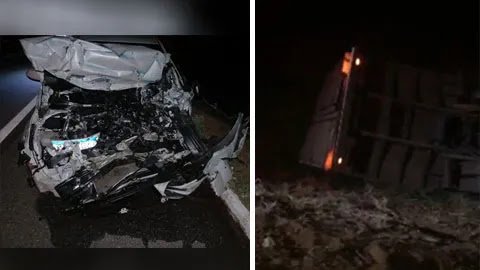 Grave acidente com vítima fatal na Paraíba