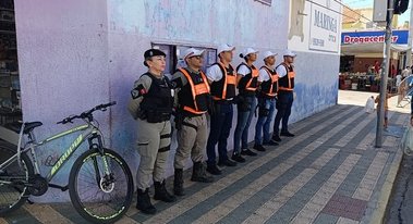 Ações durante operação “Boas Festas” no centro de Pombal