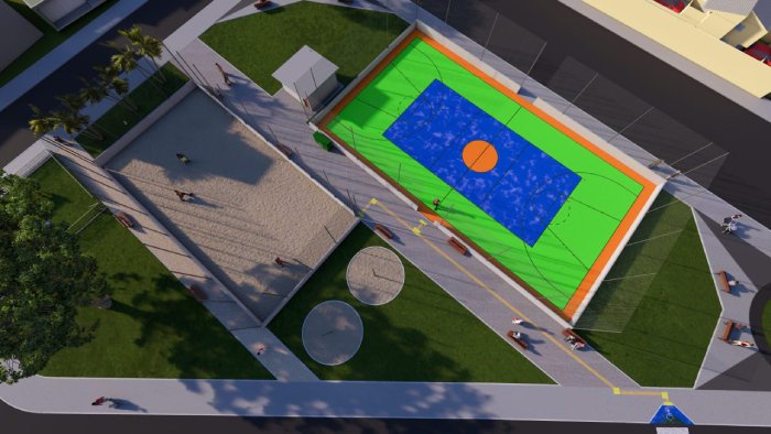 Construção de praça e pavimentação de mais 11 ruas no Colinas do Sul