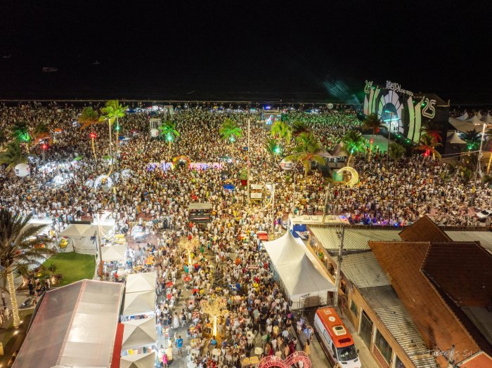 Réveillon na praia de Tambaú, em João Pessoa