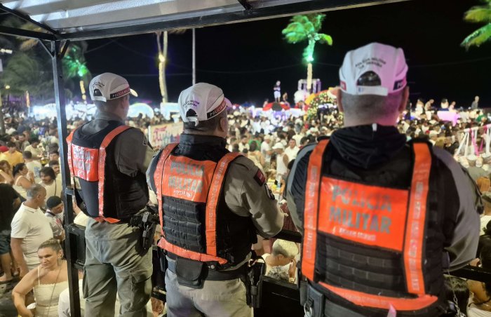 Policiamento nas festas públicas de Réveillon na Grande João Pessoa