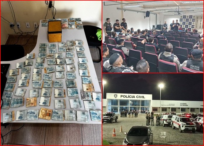 Apreensão de cerca de R$ 70 mil com suspeitos de tráfico em Alhandra