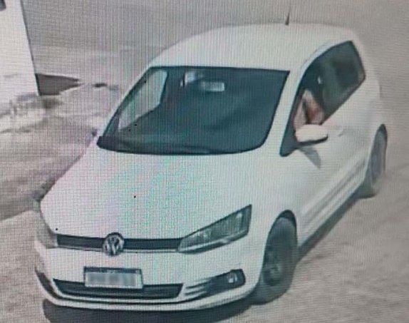 Imagem do carro utilizado no crime de roubo na cidade de Montadas 