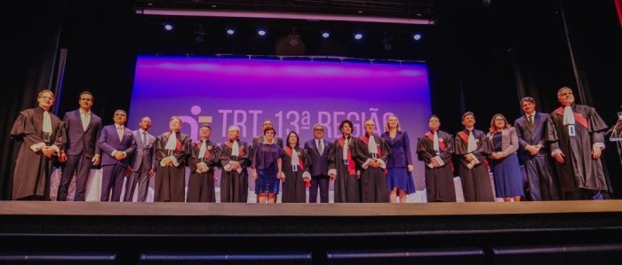 Posse da nova Corte do TRT-13
