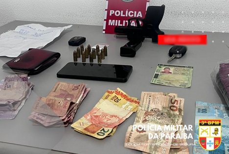 Arma de fogo apreendida em ação da Polícia Militar