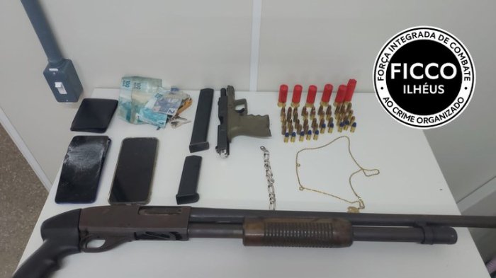 Material ilícito apreendido em ação da Polícia Federal