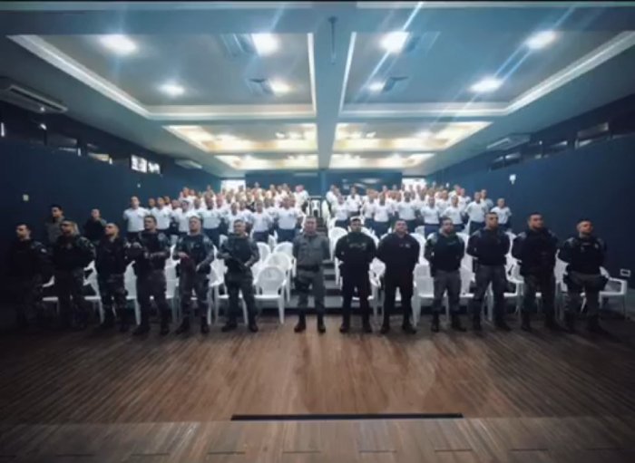 Palestra sobre policiamento em Praças desportivas