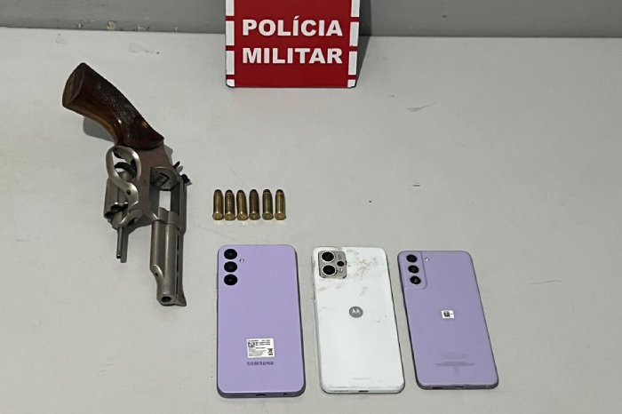 Apreensão de arma de fogo na cidade de Lagoa de Dentro
