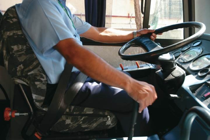 Motorista de ônibus coletivo em João Pessoa