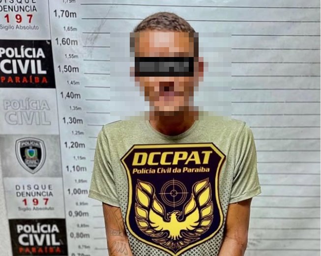 Preso em ação da Delegacia de Crimes Contra o Patrimônio - DCCPAT