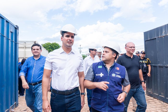 Vice-governador da Paraíba, Lucas Ribeiro na cidade de Guarabira