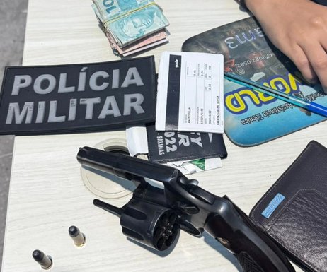Prisão de homem com arma e munições em Uiraúna