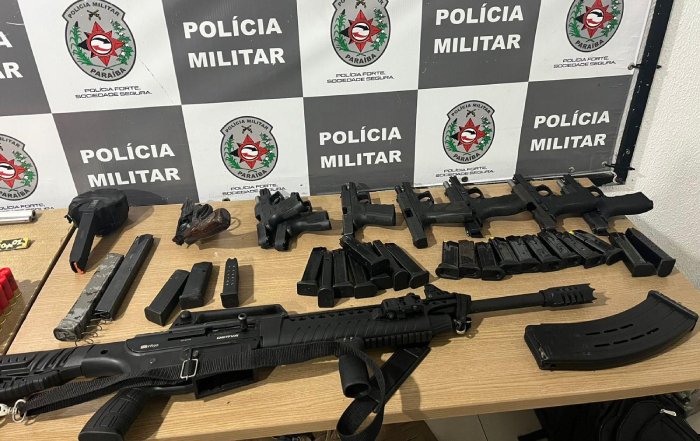 Apreensão de arsenal e prisão de grupo criminoso