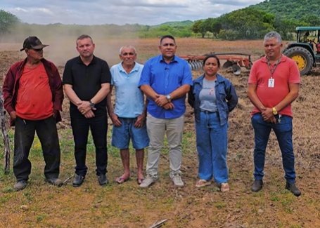 João Neto acompanha de perto o avanço do Programa Preparo do Solo benefício para os agricultores de Aparecida