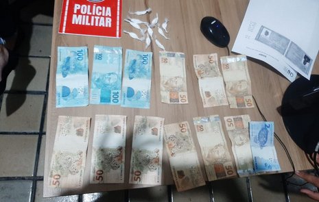 Apreensão de drogas e dinheiro em Paulista
