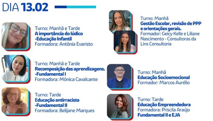 Prefeitura de São Francisco divulga programação da Jornada Pedagógica 2025