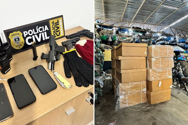 Operação Policial prende bando criminoso e recupera carga avaliada em R$ 150.000 em Sousa