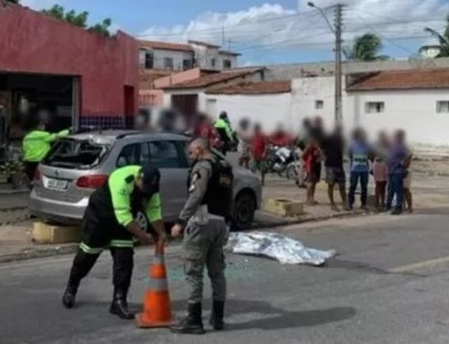 Acidente no Centro de Patos