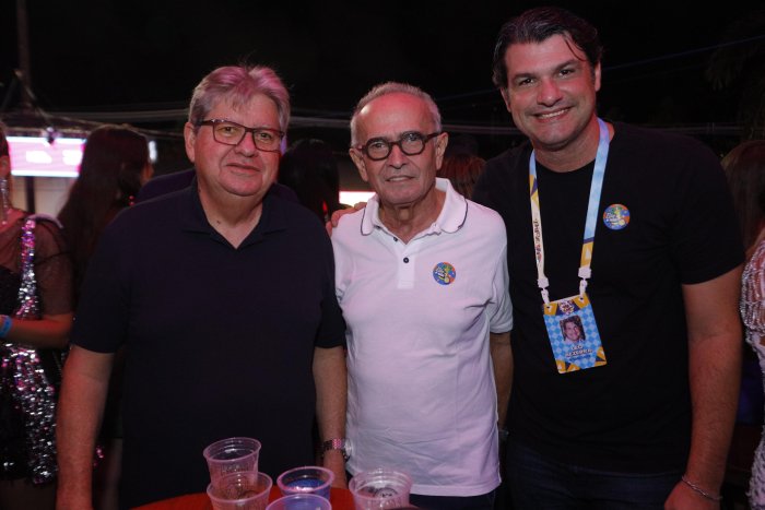 João Azevêdo, Cícero Lucena e Léo Bezerra