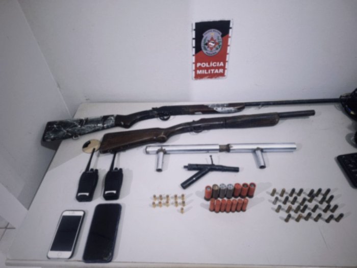 Material ilícito apreendido em ação da Polícia Militar