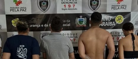 Prisão de seis suspeitos e apreensão de armas