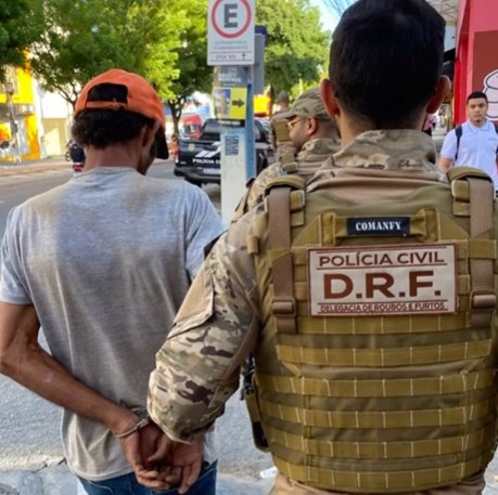 Homem preso pela DRF em Patos 