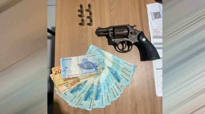 Prisão de suspeito por porte ilegal de arma em Dona Inês