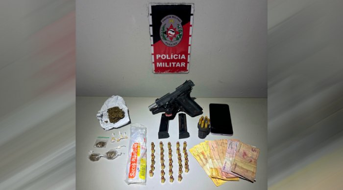 Prisão de suspeita por tráfico de drogas