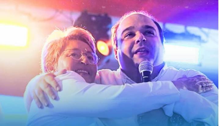 Leninha Romão, e o vice, Dr. Malon Arthur