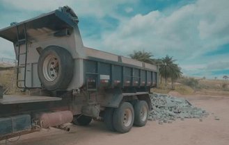 Obras de calçamento na cidade de Alagoa Nova