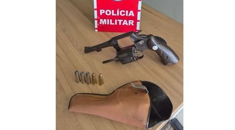 Arma de fogo apreendida em ação da Polícia Militar