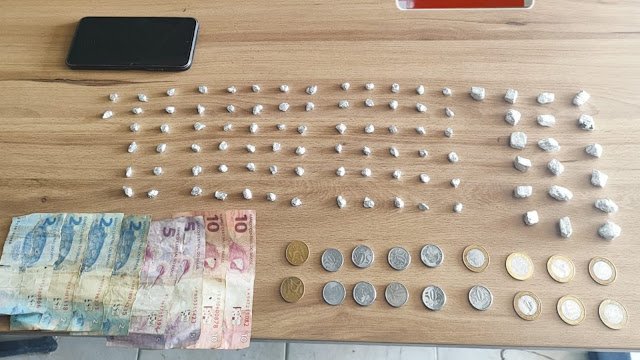 Prisão de homem com drogas na cidade de Sousa