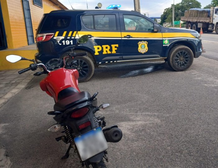 Apreensão de motocicleta furtada