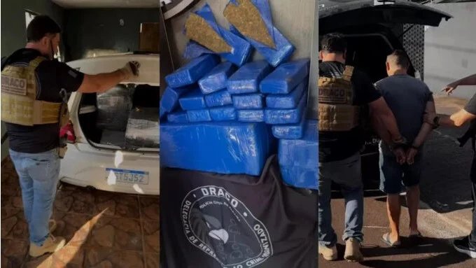 ALÉM-DIVISAS: Polícias civis da Paraíba e do Paraná apreendem fuzil e mais de 250 quilos de maconha