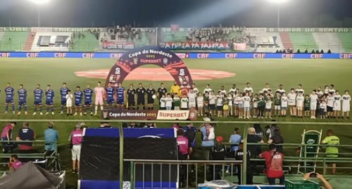 Segurança na partida entre Sousa e Fortaleza no Marizão
