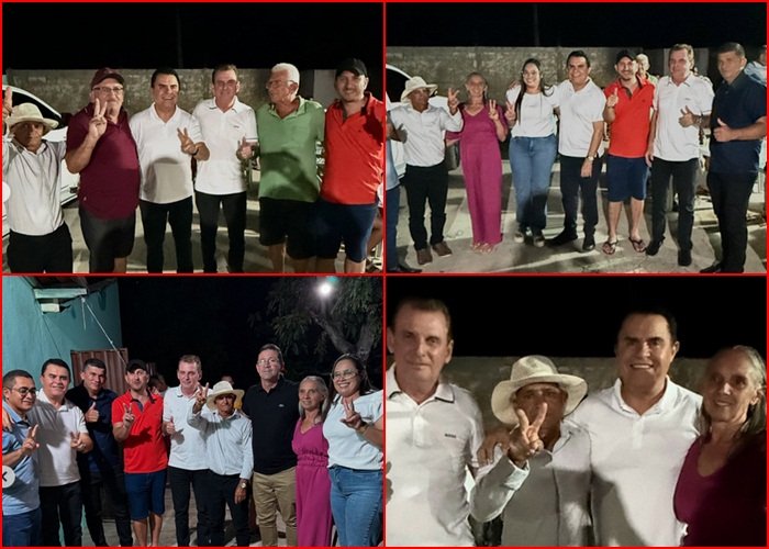 Chico Mendes e Wilson Santiago em visita a São José de Caiana
