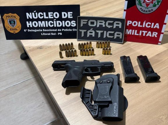 Prisão de homem acusado de praticar duplo homicídio