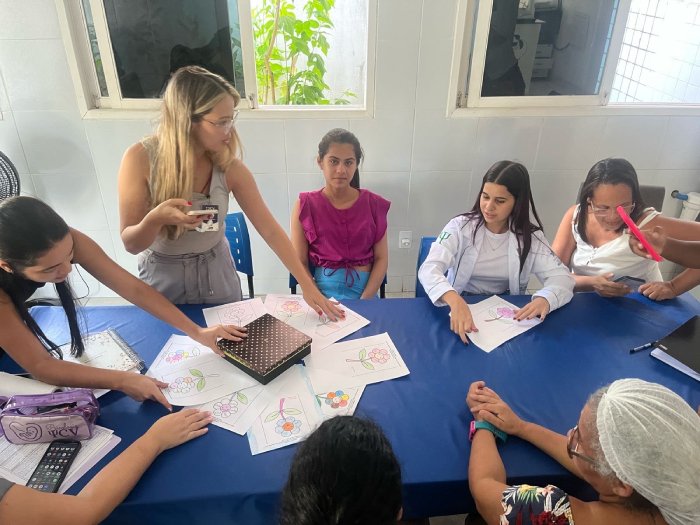 Roda de conversa voltada para as mães acolhidas na Casa Mãe Bebê