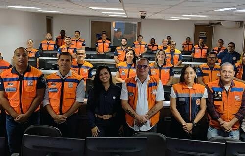 Treinamento para implementar sistema de alertas emergenciais