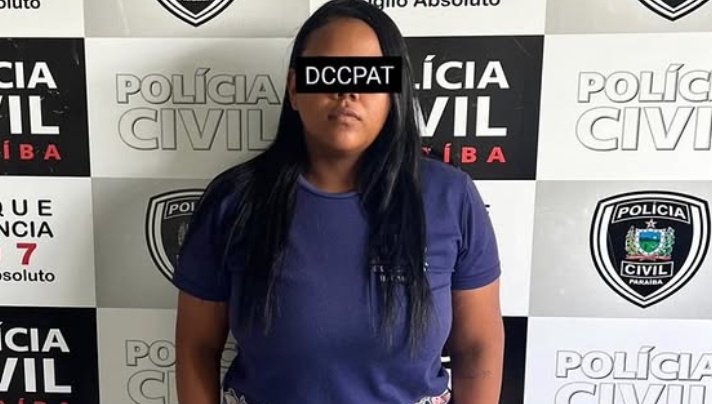 Mulher presa em ação da DCCPAT