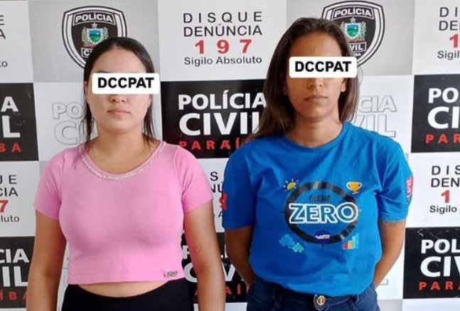 Mulheres presas em ação da DCCPAT