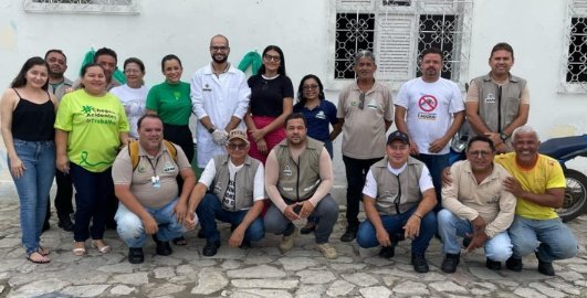 Ação em Sousa reforça cuidados com a saúde de profissionais da Vigilância em Saúde