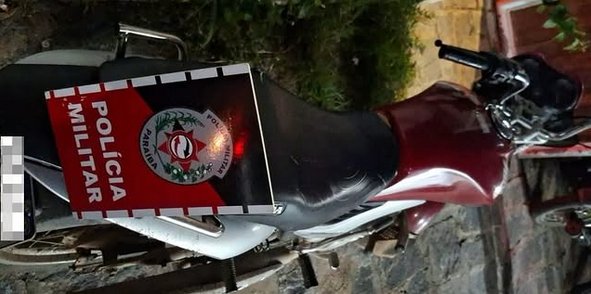 Motocicleta furtada na cidade de Sousa