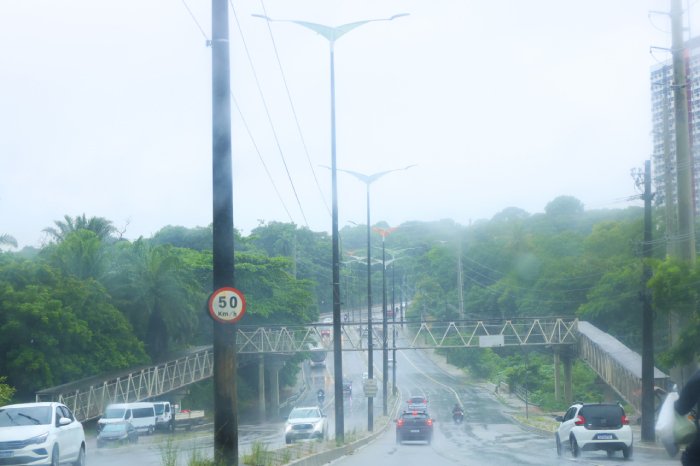 Mais de 80 mm de chuvas em 24 horas, em João Pessoa
