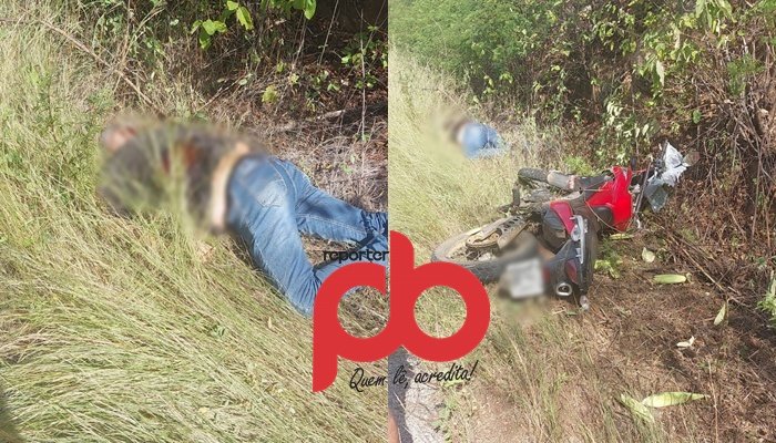 Imagem do crime de homicídio na zona rural de Lagoa 