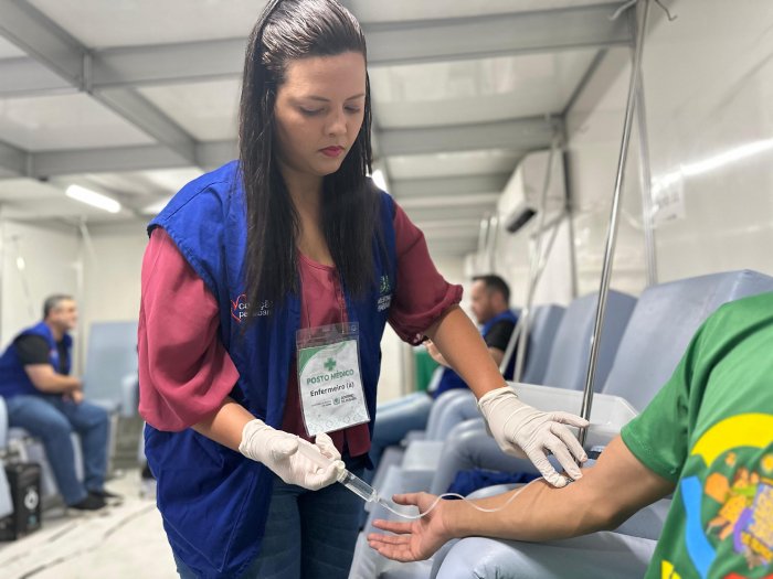 Quase 3 mil atendimentos no Posto Médico do Parque do Povo