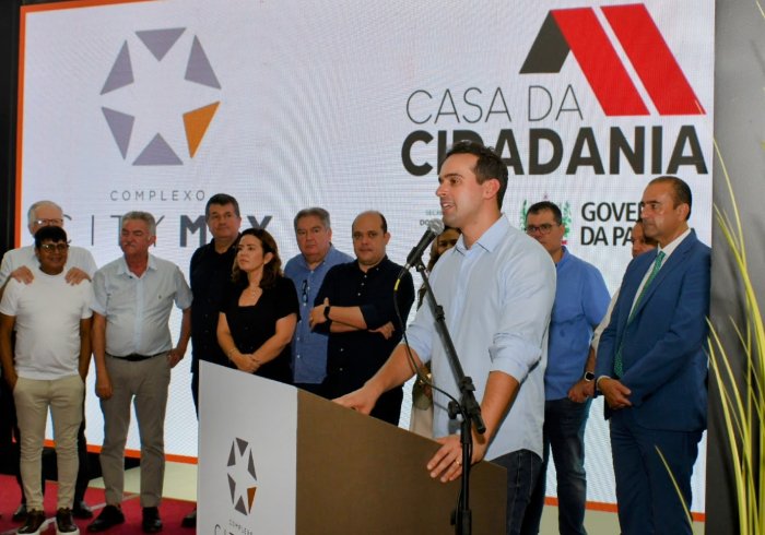 Lucas Ribeiro em CG entregando mais uma Casa da Cidadania