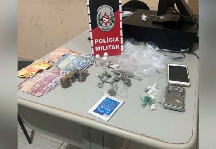 Prisão de homem por tráfico de drogas