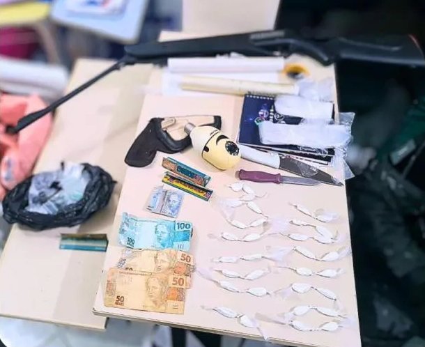 Prisão de quatro indivíduos por tráfico de drogas